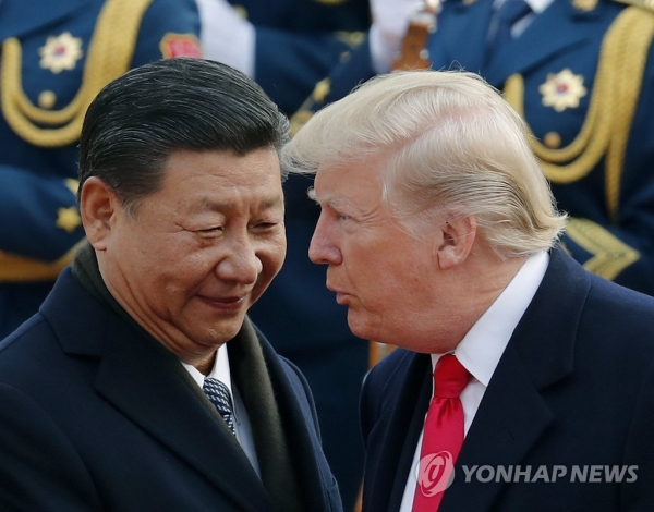 미국 도널드 트럼프 대통령(오른쪽) 중국 시진핑 주석.(연합뉴스 제공)