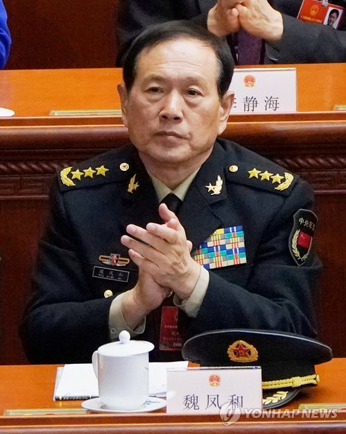 중국 신임 국방부장에 웨이펑허