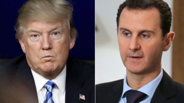도널드 트럼프 美 대통령과 알 아사드 시리아 대통령