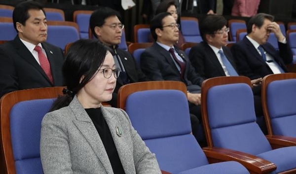 바른정당 활동을 고집하다가 자유한국당에 잔류한 김현아 비례대표 의원.(사진=연합뉴스)