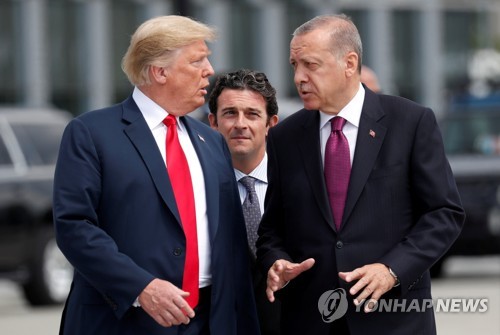 트럼프 미국 대통령과 에르도안 터키 대통령