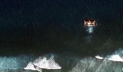 중국이 남중국해 영유권 분쟁해역에 또 구축한 레이더 설비 [AMTI 화면 캡처]