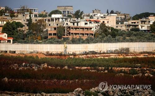 이스라엘 북부와 레바논의 국경 장벽[AFP=연합뉴스 제공]