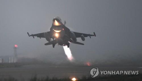 이륙하는 KF-16 전투기. (사진=연합뉴스)