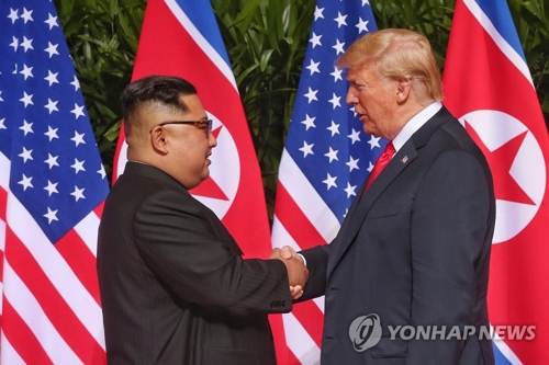 도널드 트럼프 미국 대통령(右)과 북한 김정은. (사진=연합뉴스)