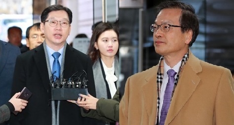 댓글조작 혐의를 받는 김경수 경남지사(좌)와 허익범 검사(우).