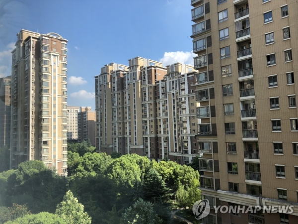 중국 상하이의 아파트 단지.(연합뉴스 제공)