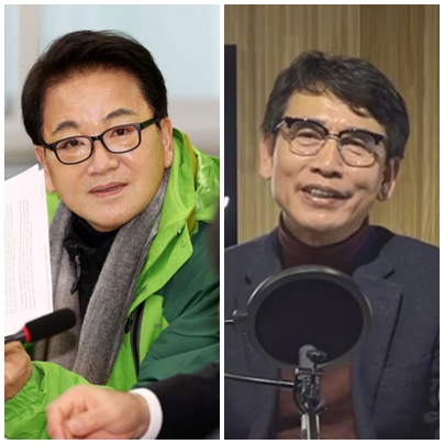 정동영 민주평화당 대표(左)와 유시민 노무현재단 이사장. (사진=연합뉴스)