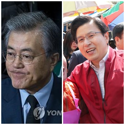 문재인 대통령(左), 황교안 자유한국당 대표. (사진=연합뉴스)
