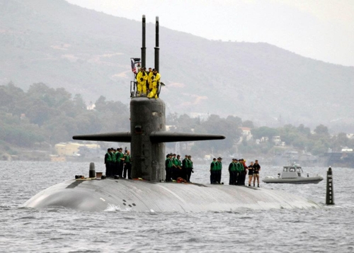 미 해군의 원자력 추진 잠수함 오클라호마시티호(SSN Oklahoma City)./미 해군 페이스북