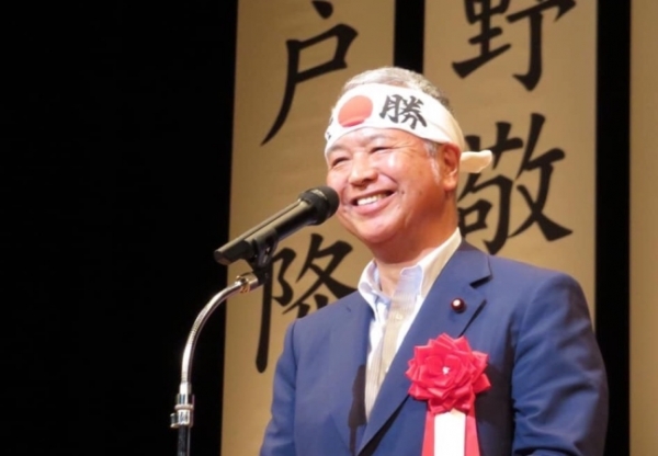 아마리 아키라 일본 자민당 선거대책위원장. (사진=아마리 아키라 트위터 캡처)