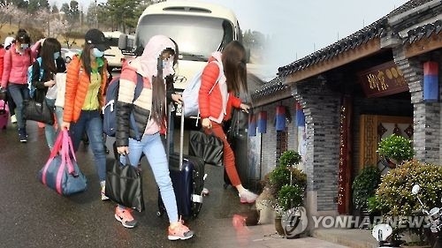 북한 종업원 집단 탈북./연합뉴스