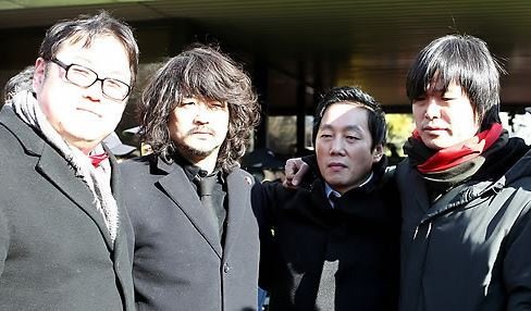 왼쪽부터 김용민, 김어준, 정봉주, 주진우<br>