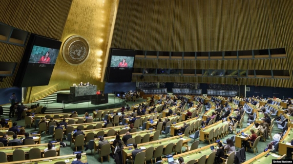지난 11일 뉴욕 유엔본부에서 제74차 유엔총회가 열리고 있다.(유엔)