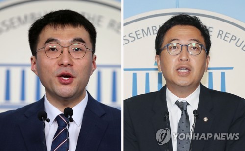 금태섭 더불어민주당 의원(右), 김남국 변호사. (사진=연합뉴스)