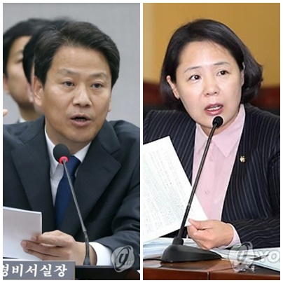 임종석 전 대통령 비서실장(左), 임수경. (사진=연합뉴스)