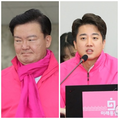 민경욱 미래통합당 의원(左), 이준석 통합당 최고위원. (사진=연합뉴스)