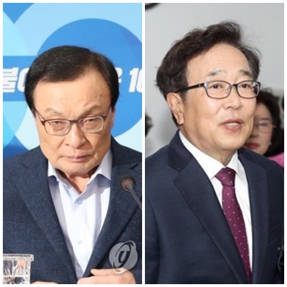 이해찬 더불어민주당 대표(左), 서병수 미래통합당 의원. (사진=연합뉴스)