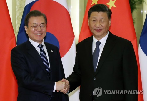 문재인 대통령(左), 시진핑 중국 국가주석. (사진=연합뉴스)