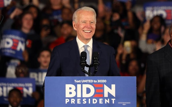조 바이든 미국 민주당 대통령 후보.(사진=로이터)