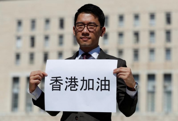 홍콩의 민주파 활동가 네이선 로.(사진=로이터)