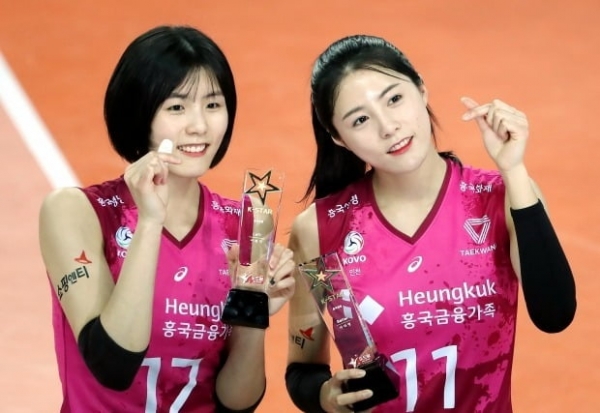 여자 프로배구 흥국생명 이재영(左), 이다영 자매. (사진=연합뉴스)