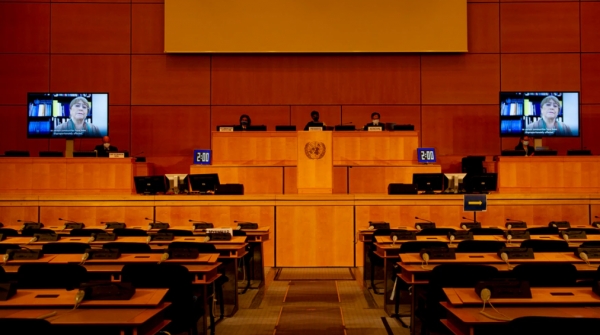 스위스 제네바에서 열린 제46차 유엔 인권이사회(VOA)