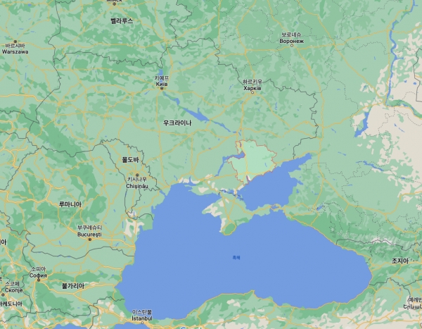 우크라이나 자포리자주(州)의 위치.(지도=구글맵)