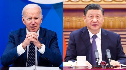 조 바이든 미국 대통령(왼쪽)과 시진핑 중국 국가 주석