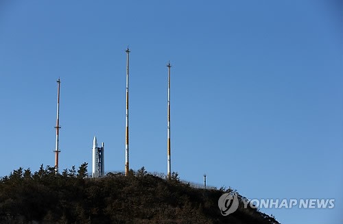 전남 고흥에 있는 나로우주센터에서 나로호 발사준비를 하는 모습/'사진=연합뉴스