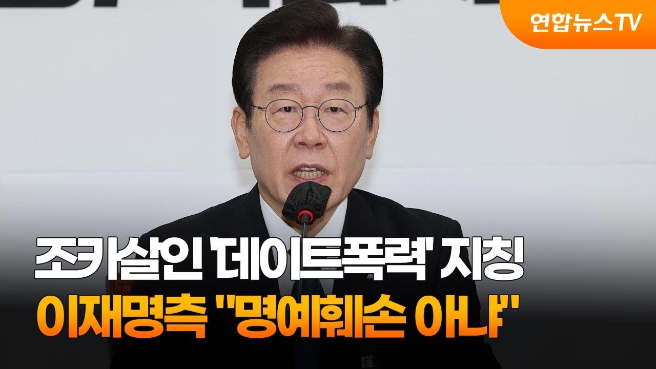조카살인 '데이트폭력' 지칭 이재명측 "명예훼손 아냐".2022.11.(사진=연합뉴스TV)