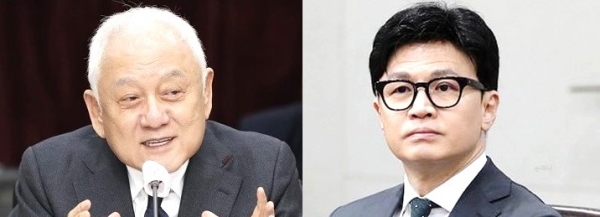 김한길 국민통합위원회 위원장과 한동훈 법무부장관