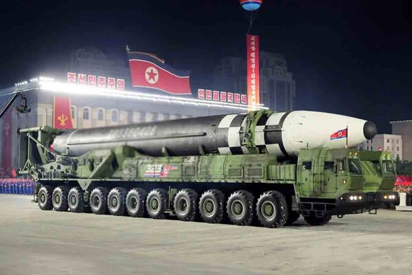 북한의 ICBM. [EPA연합]