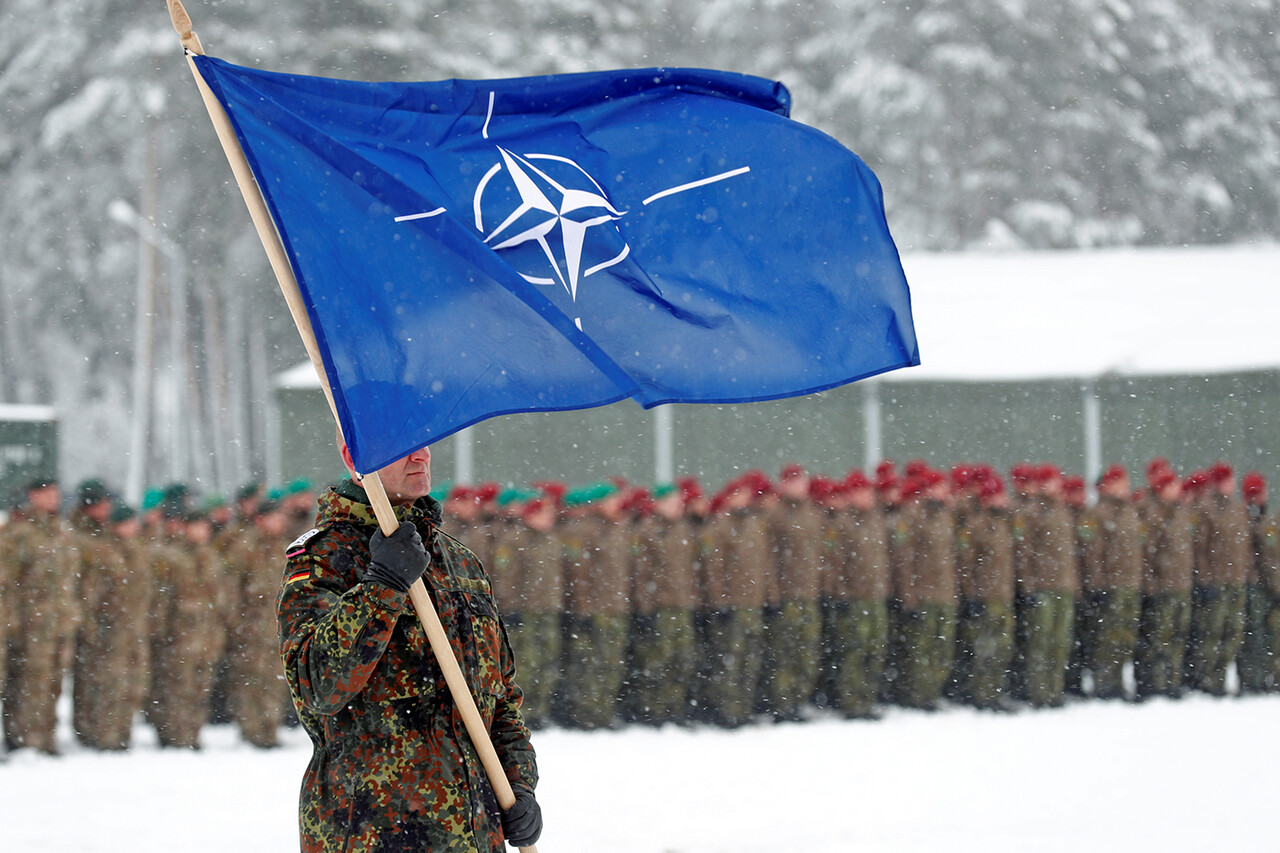 NATO FLAG.(사진=atlanticcouncil.org,일부편집=조주형 기자)