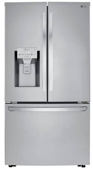 미국 소비자매체 컨슈머리포트가 발표한 ‘2023 최고의 냉장고’평가에서 1위를 차지한 LG전자 36인치 프렌치도어 냉장고.고. [LG전자 제공]